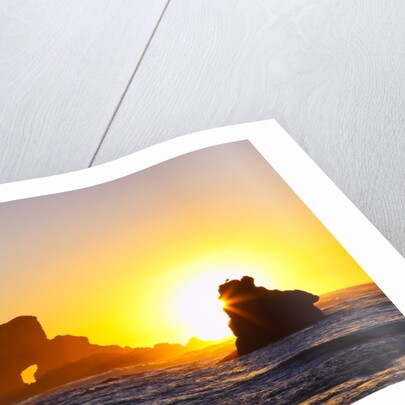 Sunset along Arch Rock, Ecola State Park, Oregon Coast, Pacific Northwest, United States by Anonymous