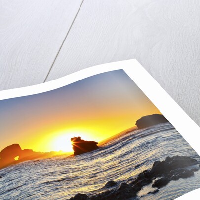 Sunset along Arch Rock, Ecola State Park, Oregon Coast, Pacific Northwest, United States by Anonymous