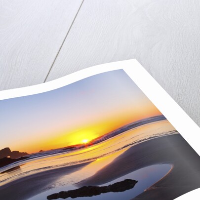 Sunset along Arch Rock, Ecola State Park, Oregon Coast, Pacific Northwest, United States by Anonymous
