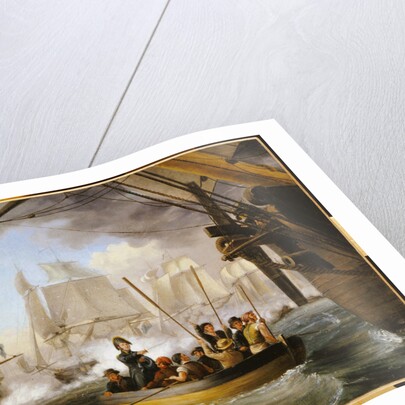 Commodore Perry Leaving the Lawrence for the Niagara at the Battle of Lake Erie by Anonymous