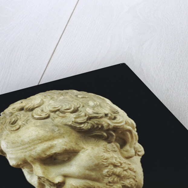 Roman Marble Portrait of Demosthenes by Anonymous