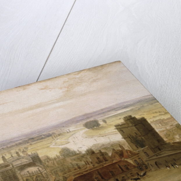 View from the Round Tower, Windsor Castle by William Daniell