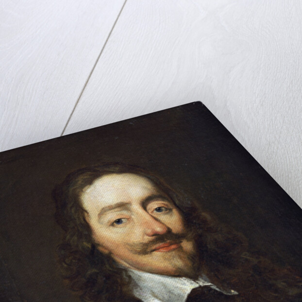 Portrait of King Charles I, bust length by William Dobson