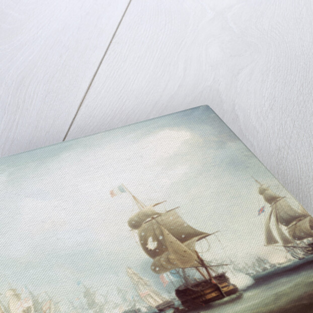 The Battle of Trafalgar, 1805 by Thomas Butterworth