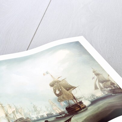 The Battle of Trafalgar, 1805 by Thomas Butterworth