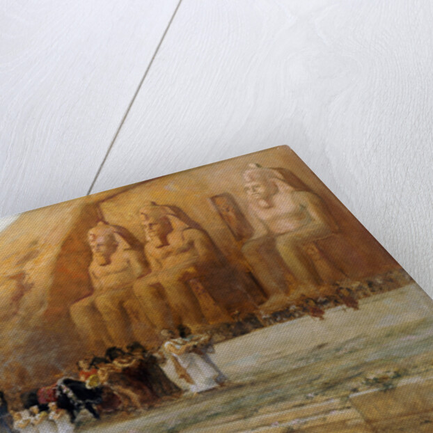 Abu Simbel Temple, Celebration of the Pharoah by Frederick Arthur Bridgman