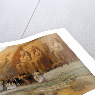 Abu Simbel Temple, Celebration of the Pharoah by Frederick Arthur Bridgman