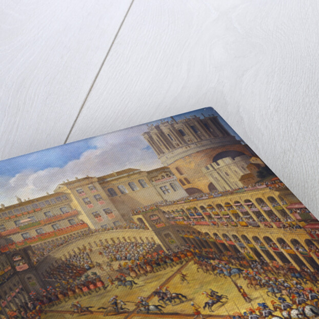 A Tournament in the Courtyard of the Vatican Belvedere by Anonymous