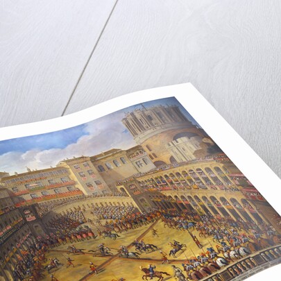 A Tournament in the Courtyard of the Vatican Belvedere by Anonymous
