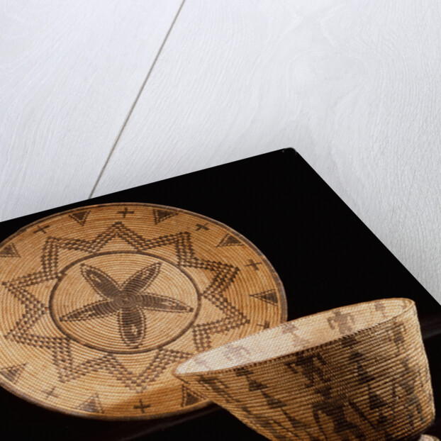 Apache coiled tray and bowl by Anonymous