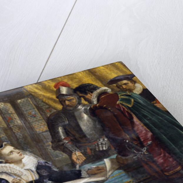The Forced Abdication of Mary, Queen of Scots at Lochleven Castle by Charles Lucy