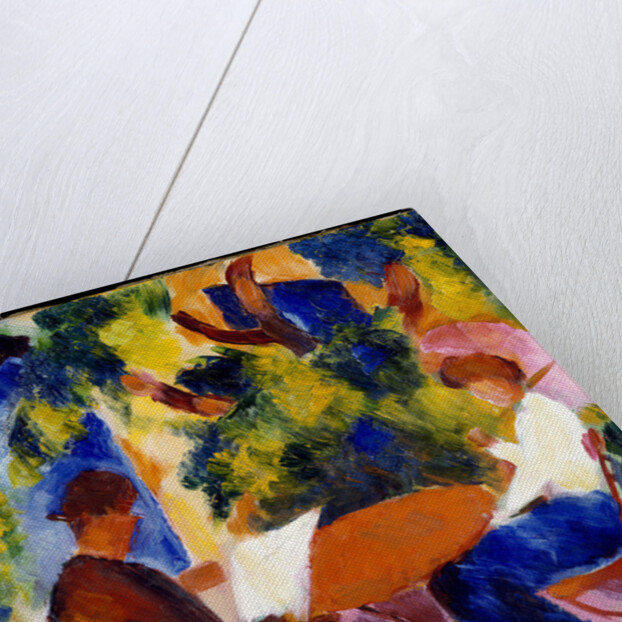 At the Garden Table by Auguste Macke