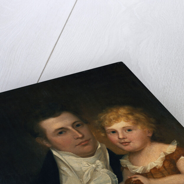 Portrait of Dr. Samuel Simes and his Daughter, Mary Jane by James Peale the Elder
