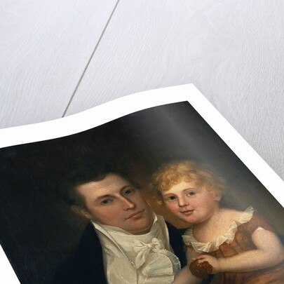 Portrait of Dr. Samuel Simes and his Daughter, Mary Jane by James Peale the Elder