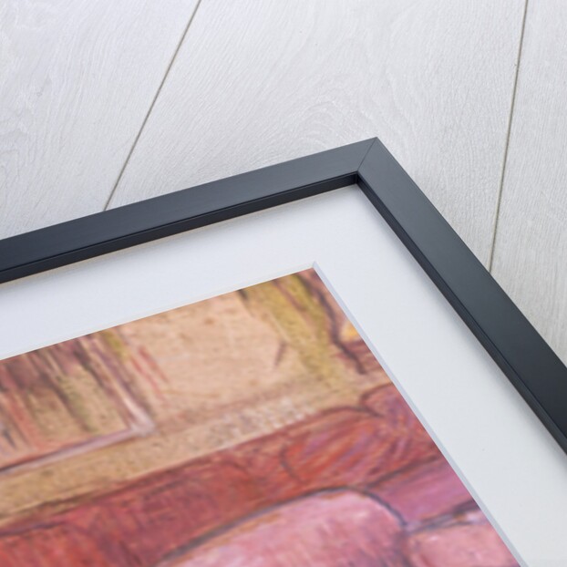 Woman Sitting on a Red Settee by Henri de Toulouse-Lautrec