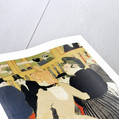 At the Moulin Rouge (La Gouloue and her Sister) by Henri de Toulouse-Lautrec