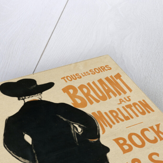 Aristide Bruant by Henri de Toulouse-Lautrec