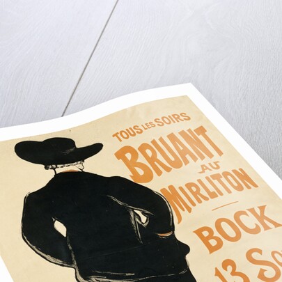 Aristide Bruant by Henri de Toulouse-Lautrec