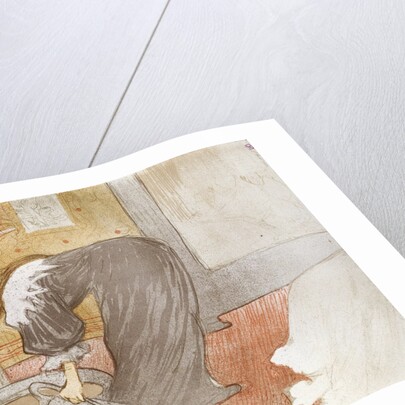 Woman with Washtub by Henri de Toulouse-Lautrec