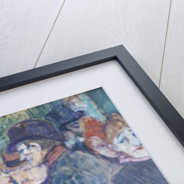 At the Moulin de la Galette by Henri de Toulouse-Lautrec