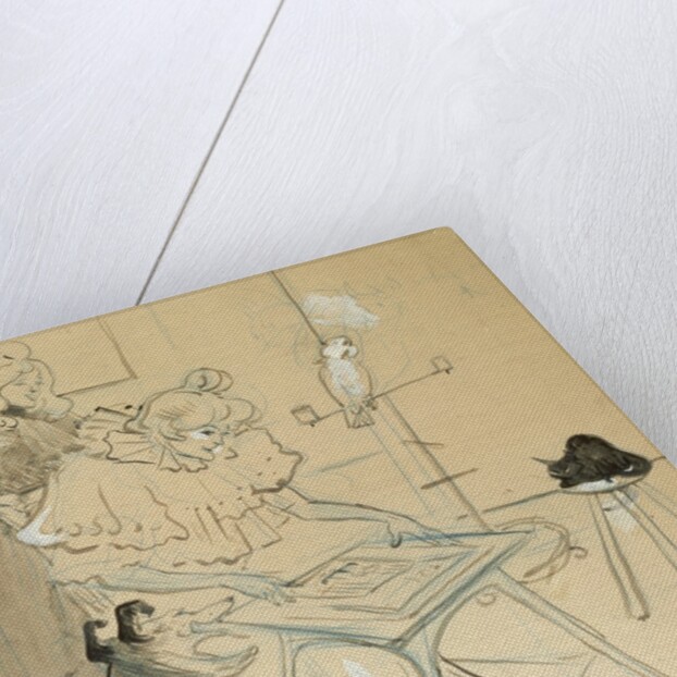 Le Motographe (Melle. Margouin) by Henri de Toulouse-Lautrec