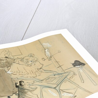 Le Motographe (Melle. Margouin) by Henri de Toulouse-Lautrec