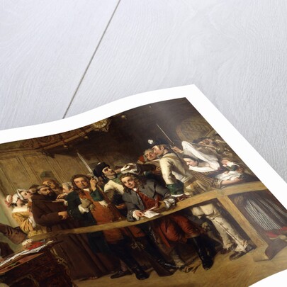 Hogarth Brought Before the Governor of Calais as a Spy by William Powell Frith