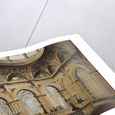 Interior Views of the Conservative Club: Entrance Hall and Grand Staircase by Anonymous
