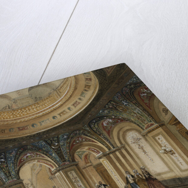 Interior Views of the Conservative Club: Entrance Hall and Grand Staircase by Anonymous