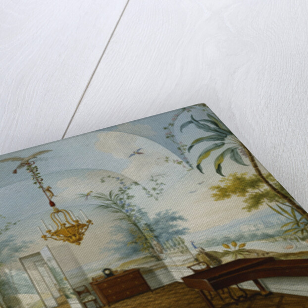 Painted Salon in the Palace of Schonbrunn by Franz Xaver Nachtmann