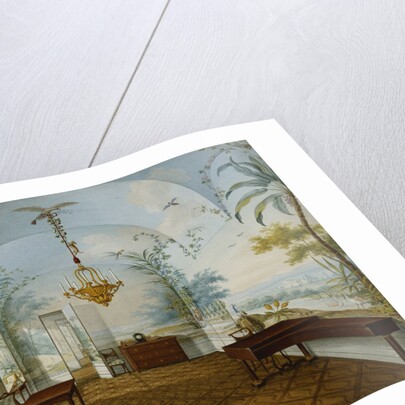 Painted Salon in the Palace of Schonbrunn by Franz Xaver Nachtmann