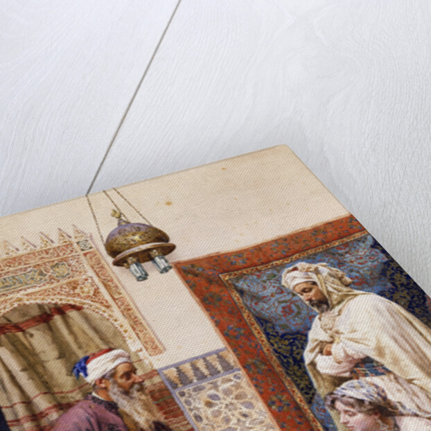 The Carpet Seller by Giulio Rosati