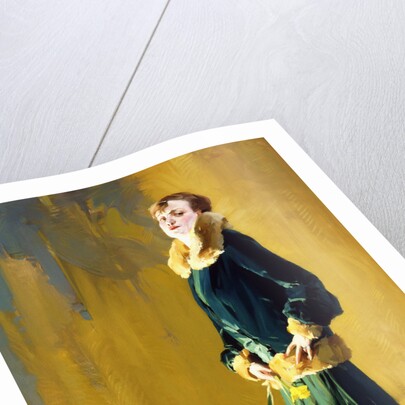 Lady in Green by Virgilio Costantini