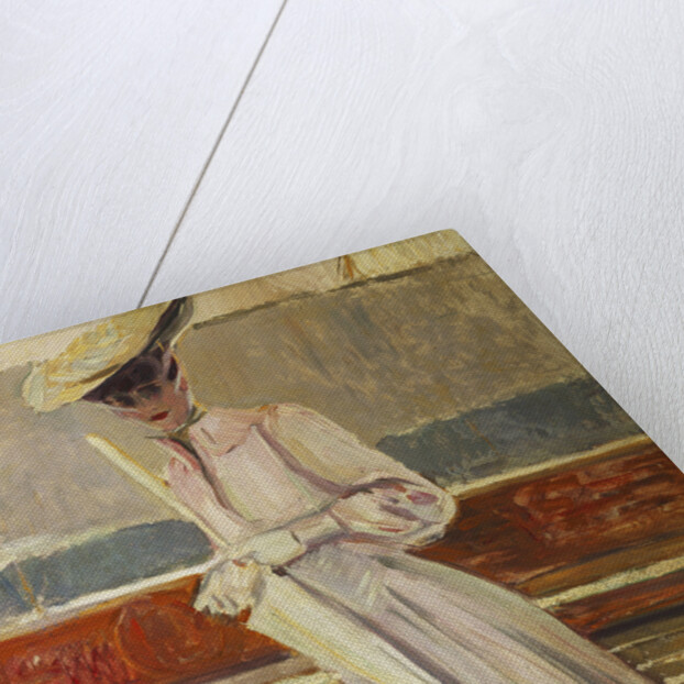 Madame Helleu on the Yacht Etoile by Paul Cesar Helleu