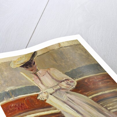 Madame Helleu on the Yacht Etoile by Paul Cesar Helleu