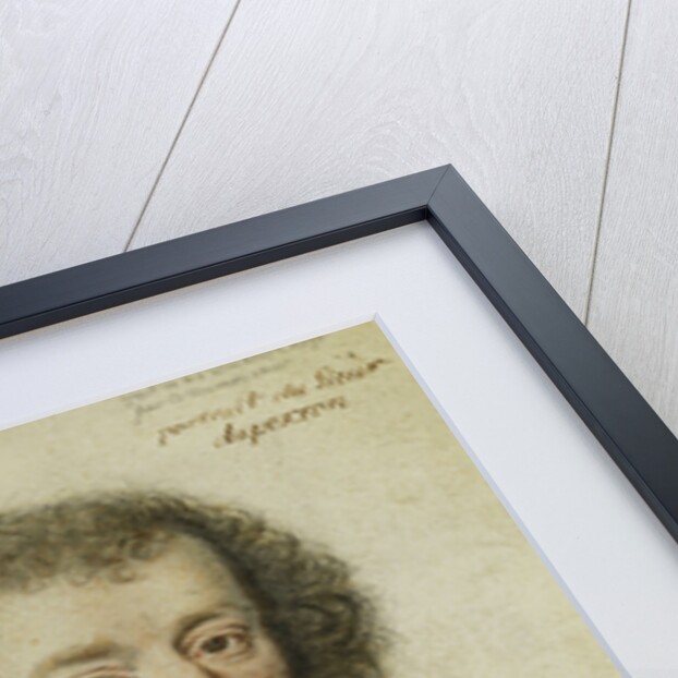 Portrait of Pierre Le Hayer Duperron, Bust-Length, Inside a Traced Border by Daniel Dumonstier