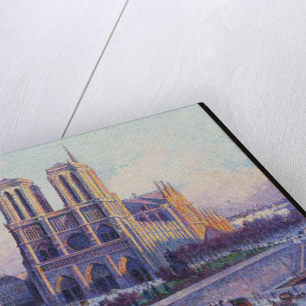 Notre-Dame de Paris, Vue du Quai Saint-Michel by Maximilien Luce