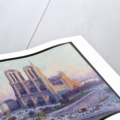 Notre-Dame de Paris, Vue du Quai Saint-Michel by Maximilien Luce