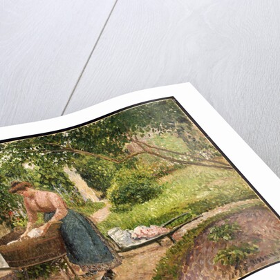 Washerwoman at Eragny by Camillle Pissarro