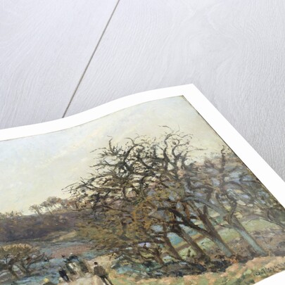 Orchard near d'Osny by Camillle Pissarro