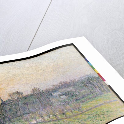 Sunset, Bazincourt by Camillle Pissarro