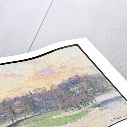 Flood at Sunset by Camillle Pissarro