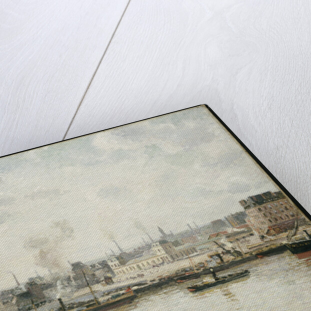 Quay at Saint-Sever, Rouen by Camillle Pissarro