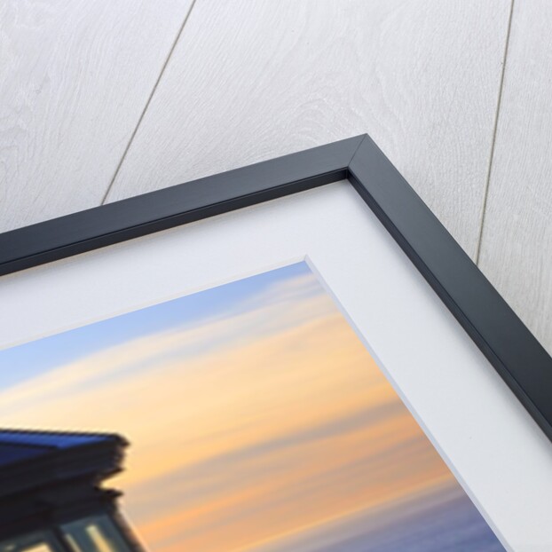 Cape Meares Lighthouse lens at sunset, from Cape Meares, Oregon, USA by Anonymous