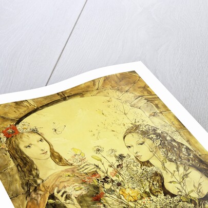 Two Women in Spring by Tsugouharu Leonard Foujita