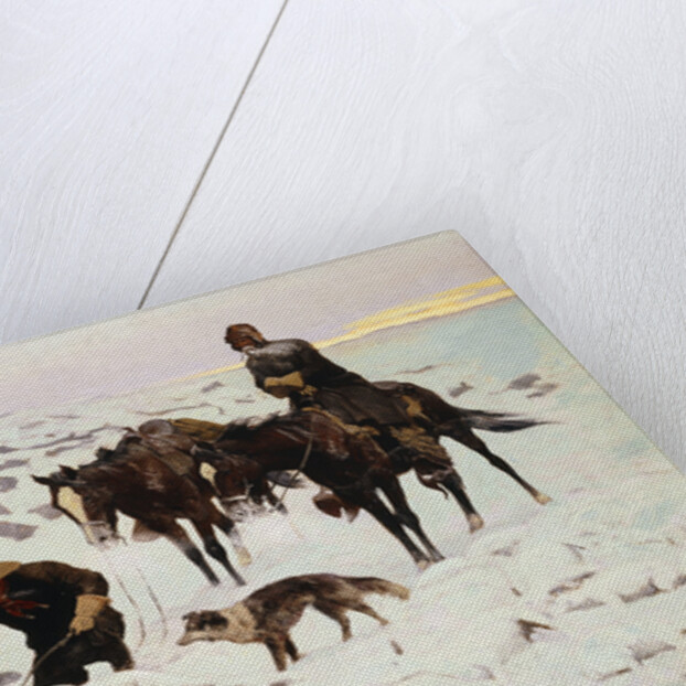 The Frozen Sheepherder by Frederic Remington