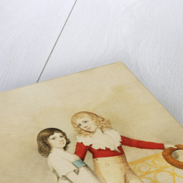 Portrait of William Bellingham Budworth and his Sister Emma Mary, Small Full Length, on a Balcony by Adam Buck