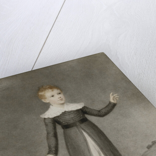 Portrait of Edward Currie Holding a Cricket Bat by Adam Buck