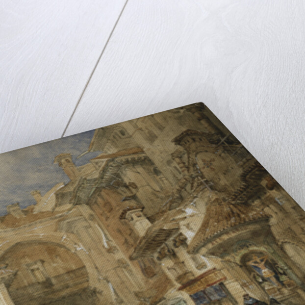 The Gate of the Viva Rambla, Granada by David Roberts