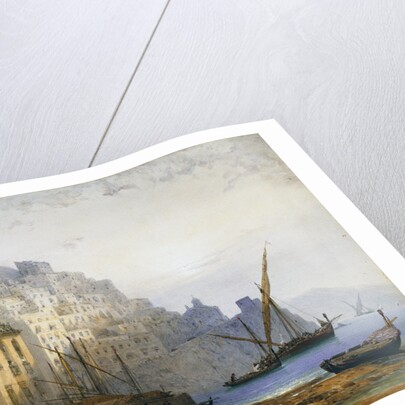 Amalfi from the Shore - A Summer's Morning by William Callow